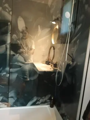 Salle de bains dans l'établissement LS normandie