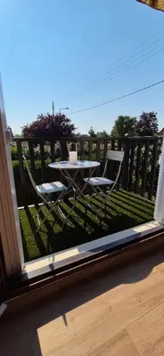 Jardin de l'établissement Escale Cabourgeaise