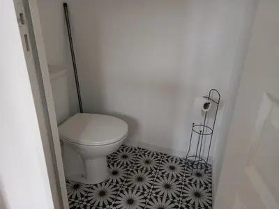 Salle de bains dans l'établissement Plat Gousset