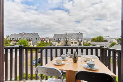 Balcon ou terrasse dans l'établissement Le Repos de Cabourg - Appt à 650m de la plage