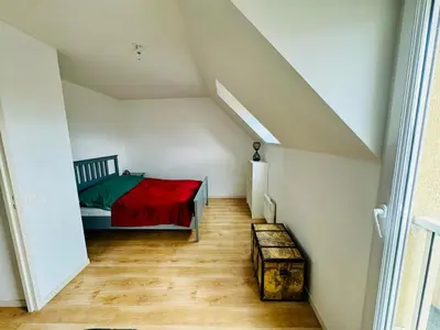 Un ou plusieurs lits dans un hébergement de l'établissement Grand Duplex à 400m de la plage