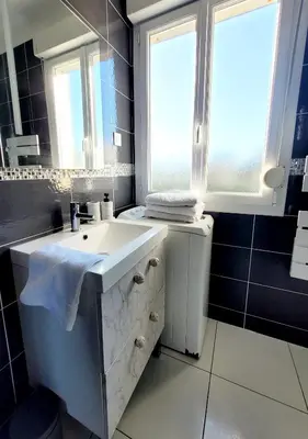 Salle de bains dans l'établissement Duplex les pieds dans l'eau