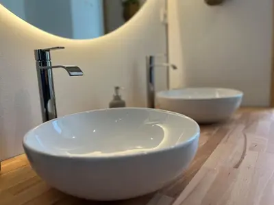 Salle de bains dans l'établissement Appartement Gordon Smith en plein centre - 2 personnes