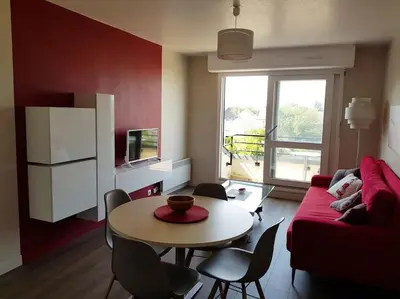 Cuisine ou kitchenette dans l'établissement LE PATIO -PLAGE vue mer ,Normandie,Juno Beach