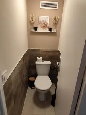 Salle de bains dans l'établissement studio33