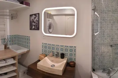 Salle de bains dans l'établissement Duplex familial et confortable proche Zénith