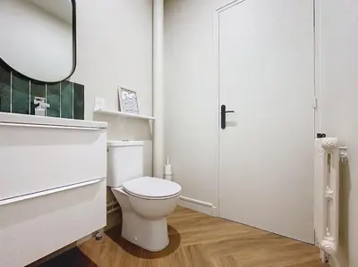 Salle de bains dans l'établissement Au cœur du centre historique
