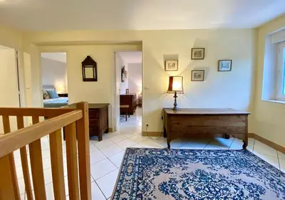 Un ou plusieurs lits dans un hébergement de l'établissement Villa Champfleury, à 50 m de la plage!