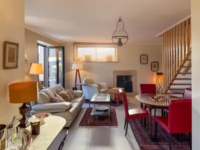 Coin salon dans l'établissement Mer calme