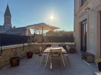 Terrasse ou espace extérieur de l'établissement Mer calme