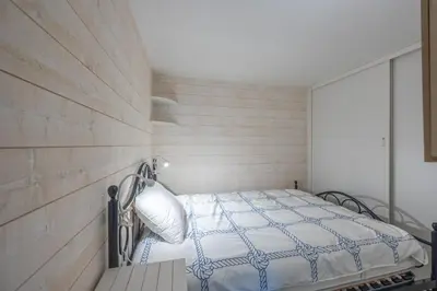 Un ou plusieurs lits dans un hébergement de l'établissement Le Petit Cocon Marin - Appt à 200m de la plage