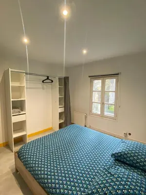 Un ou plusieurs lits dans un hébergement de l'établissement les moulins - T2 - appartement 4