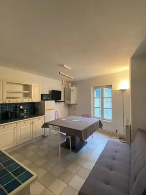 Cuisine ou kitchenette dans l'établissement les moulins - T2 - appartement 4