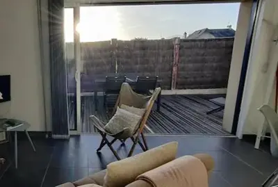 Balcon ou terrasse dans l'établissement Baie du Mont-Saint-Michel et Côte Normande - Les Secrets du Rivage