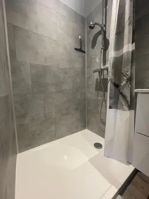 Salle de bains dans l'établissement Chambre à la campagne la ch tite bauquerie