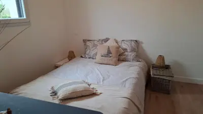 Un ou plusieurs lits dans un hébergement de l'établissement Chambre d'hôtes Nova, petit déjeuner en supplément 5 euros par personne