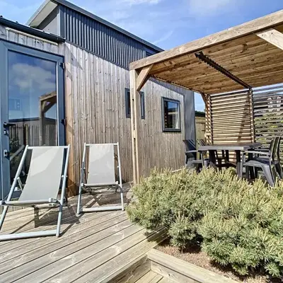 Tiny House bois avec terrasse