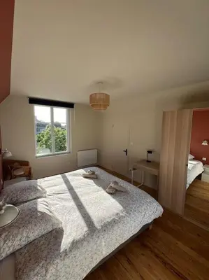 Un ou plusieurs lits dans un hébergement de l'établissement Villa La Bourrasque
