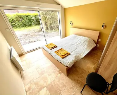 Un ou plusieurs lits dans un hébergement de l'établissement Villa La Bourrasque