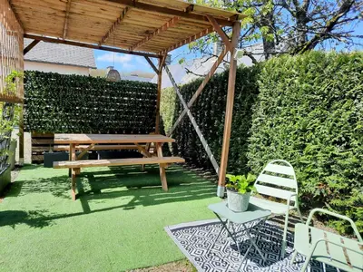 Jardin de l'établissement Le Gite de la Menuiserie