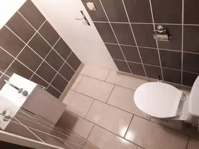 Salle de bains dans l'établissement Le Gite de la Menuiserie