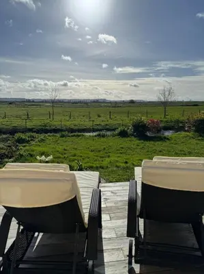 Paysage naturel près de la maison de vacances