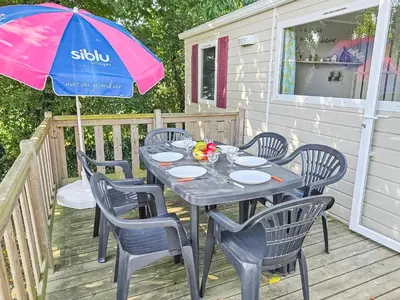Terrasse ou espace extérieur de l'établissement Mobile Home Eden