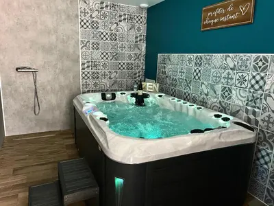 Plan de l'établissement Gîte jacuzzi à la Cavalerie de Montchaton