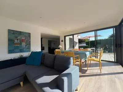 Coin salon dans l'établissement La Villa Suzanne