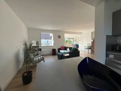 Coin salon dans l'établissement La Villa Suzanne