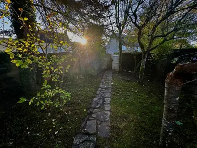 Jardin de l'établissement La Casita, triplex avec jardin proche du centre