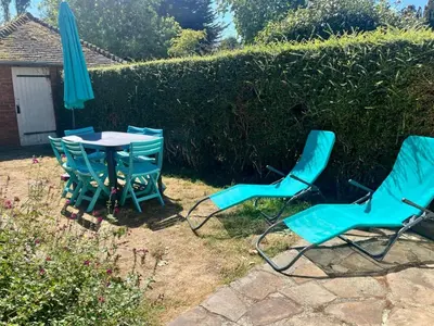 Jardin de l'établissement La Casita, triplex avec jardin proche du centre
