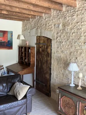 Coin salon dans l'établissement La Petite Pommeraie