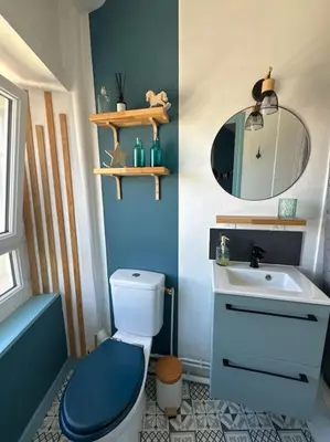 Salle de bains dans l'établissement Petite maison de ville