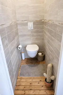 Salle de bains dans l'établissement Maison spacieuse au coeur du Centre - Plage à pied