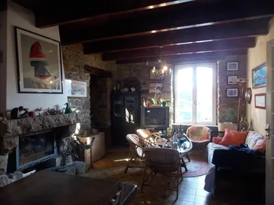 Coin salon dans l'établissement Ker Francozen Renaudière