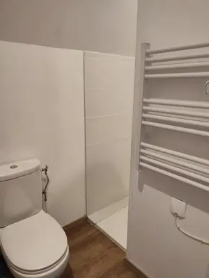 Salle de bains dans l'établissement Gîte Bienvenue chez Naty