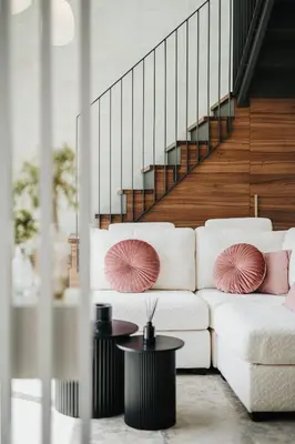 Coin salon dans l'établissement Le cocon de Frêne