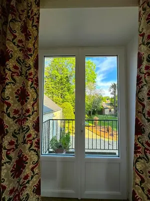 Balcon ou terrasse dans l'établissement Chambre d'hôtes de charme Partager Enregistrer