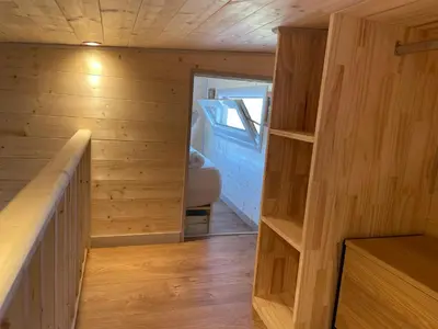 Plan de l'établissement Chalet charmant à Sainte-Marie-du-Mont avec terrasse