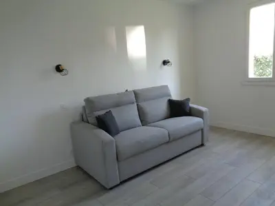 Coin salon dans l'établissement Maison avec terrain clos