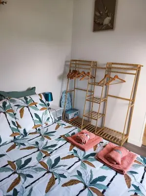 Un ou plusieurs lits dans un hébergement de l'établissement Logement proche Caen et plages