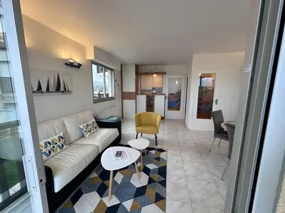 Coin salon dans l'établissement Entre Dunes et mer - Accès privé à la mer
