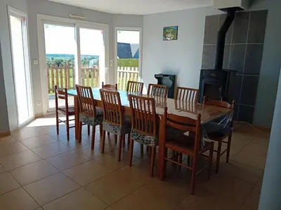 Télévision ou salle de divertissement dans l'établissement Gîte du Buron 6 8 personnes