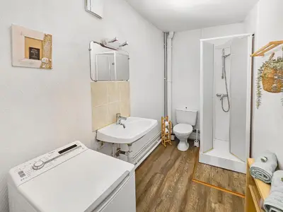 Salle de bains dans l'établissement Le SweetHome