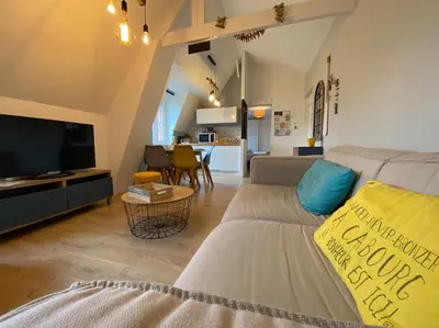 Un ou plusieurs lits dans un hébergement de l'établissement Armonid au coeur de Cabourg