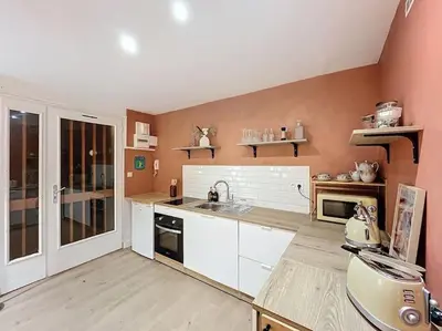 Cuisine ou kitchenette dans l'établissement Centre Historique de Caen