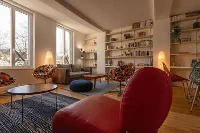 Coin salon dans l'établissement Maison Alternativi - hyper centre