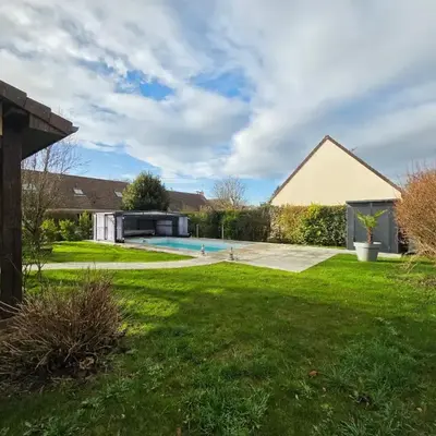 Maison 6 chambres avec piscine proche Cabourg