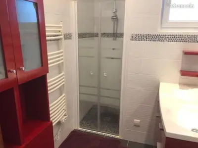Salle de bains dans l'établissement Gîte à 3min de Ste-Mère-Eglise